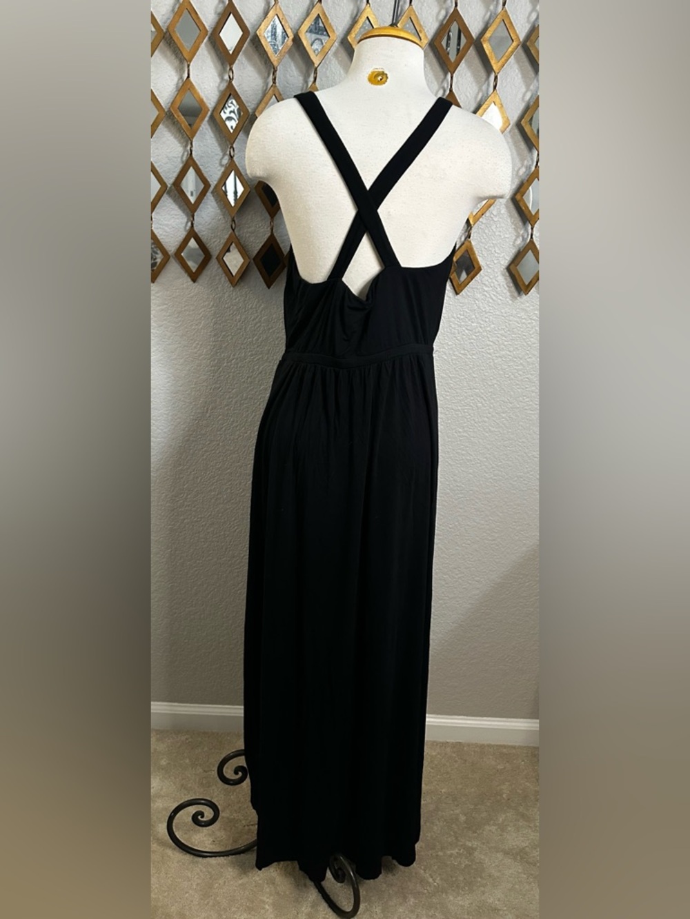 Soma Soft Jersey Halter Maxi Dress with Pockets - Picture 3 of 3